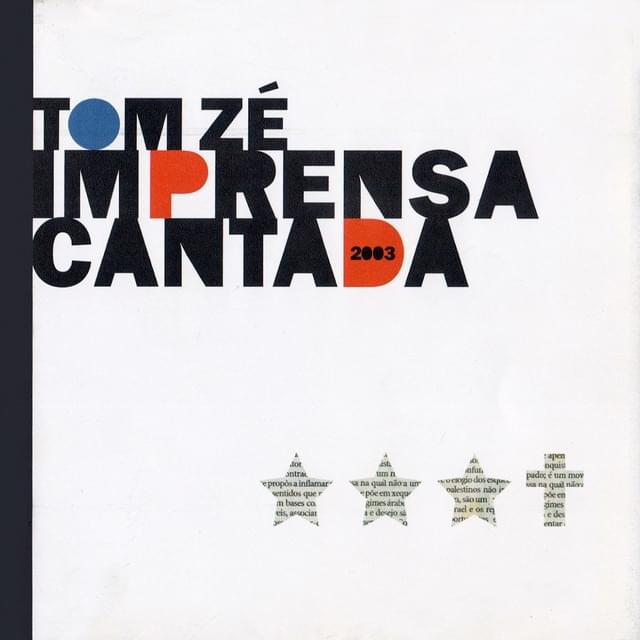 Album cover art for "Companheiro Bush" by Tom Zé