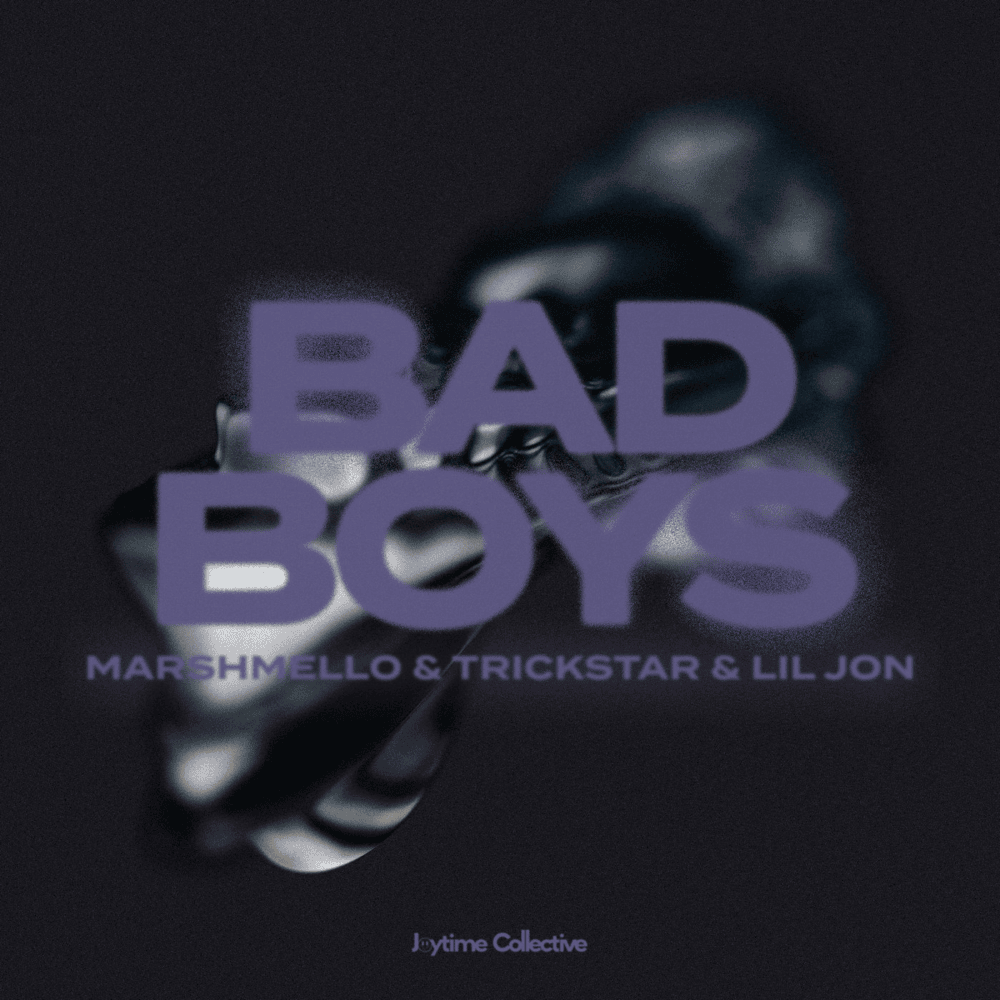 Album cover art for "Bad Boys" by Marshmello