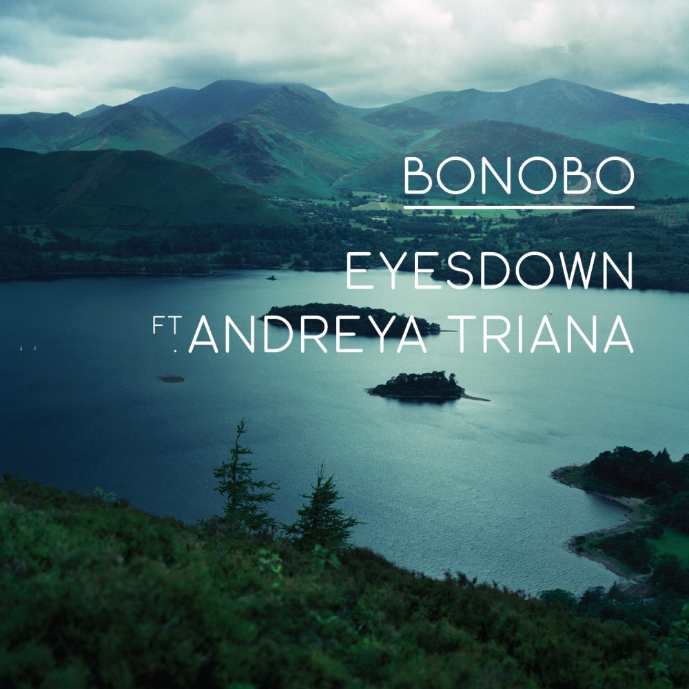Album cover art for "Eyesdown" by Bonobo & Andreya Triana