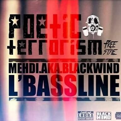 Album cover art for "Poetic Terrorism" by Mehdi Black Wind