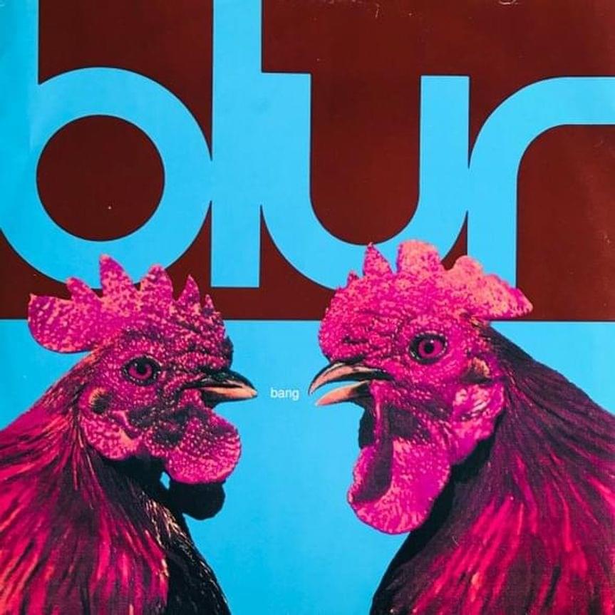 Album cover art for "Bang" by Blur