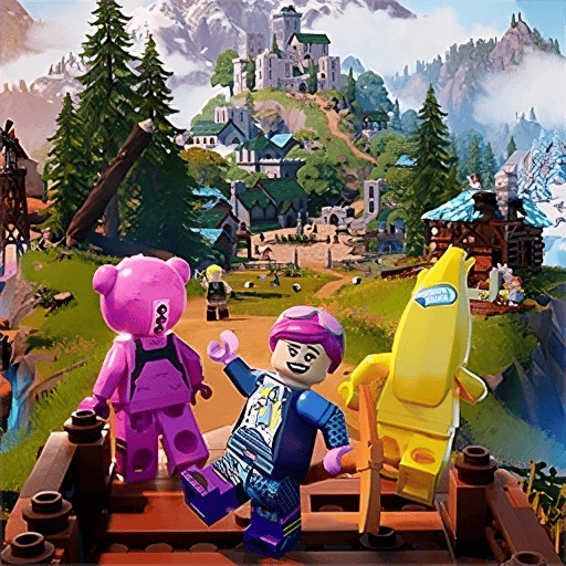 Album cover art for "LEGO Fortnite Theme" by Fortnite