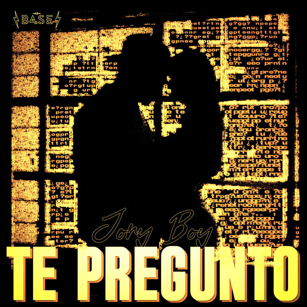 Album cover art for "Te Pregunto" by Jory Boy