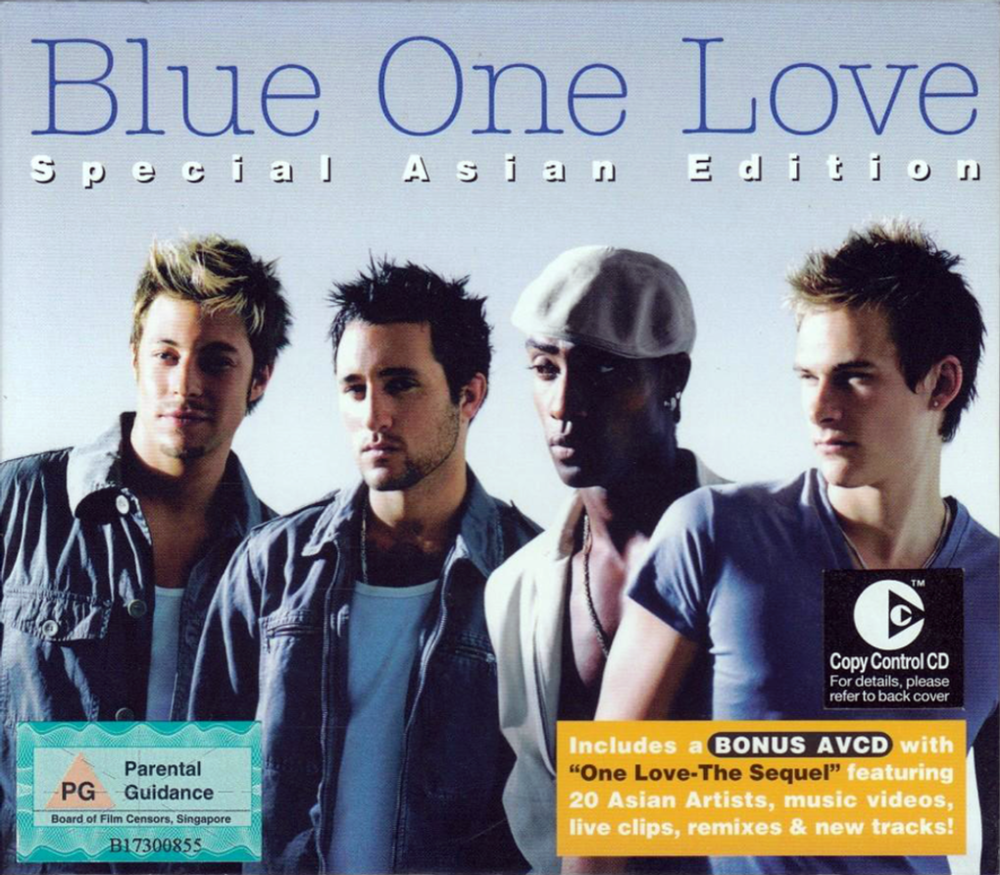 Album cover art for "One Love - The Sequel" by Blue & Pixel (Indonesia) & BIP (Indonesia) & Debrur & Ada Band & Tui Teerapat & B.A.D. (Taiwan) & Jiang Mei Qi & Lee So Eun & Shaan & Zhen Ling & True Faith & Kyla (PHL) & Vina Morales & Patricia Javier & Shine (Hong Kong) & Cookies (HKG) & Wendi Koh & Ferhad & Fauziah Latiff & Ella (MYS)