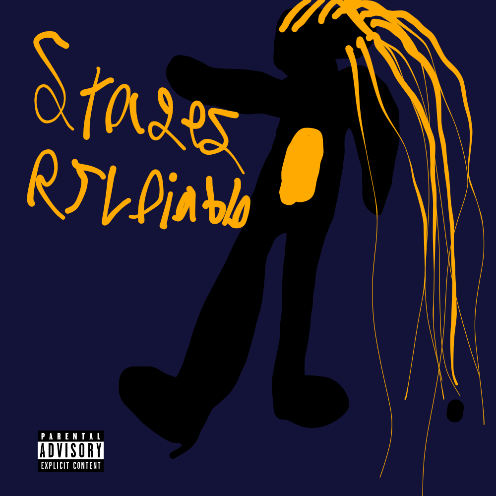 Album cover art for "Stages" by OCTOBERSFULLMOON