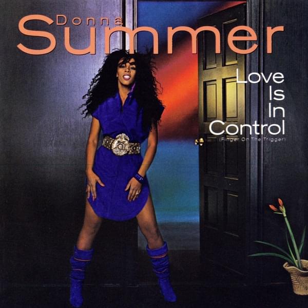 Album cover art for "Love Is in Control (Finger on the Trigger)" by Donna Summer