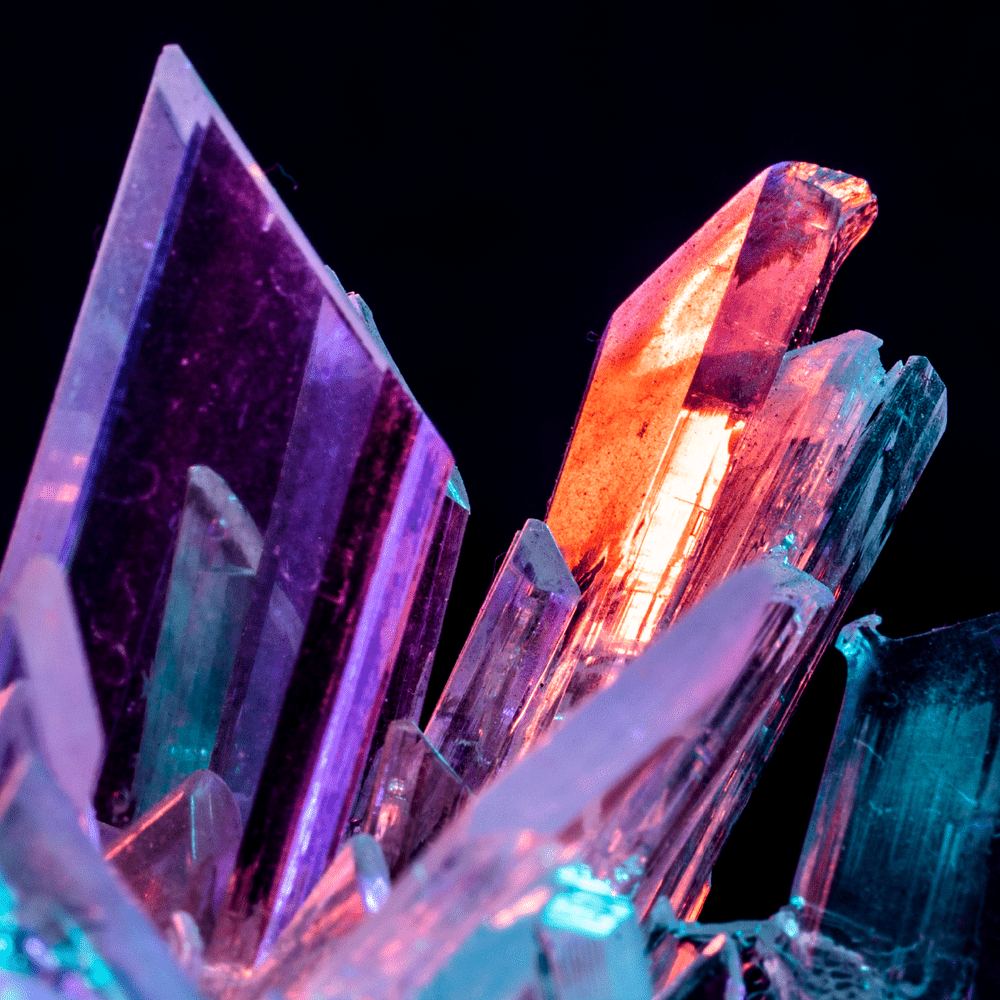 Album cover art for "Crystals & Congas" by Madame Gandhi