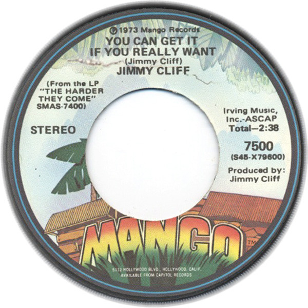 You Can Get It If You Really Want by Jimmy Cliff