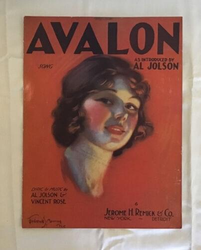Album cover art for "Avalon" by Al Jolson