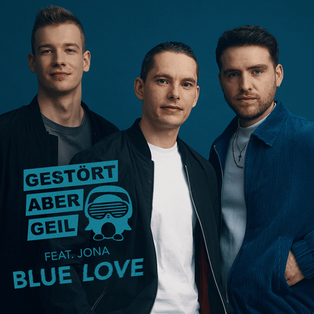 Album cover art for "Blue Love" by Gestört aber GeiL & JONA (DEU)