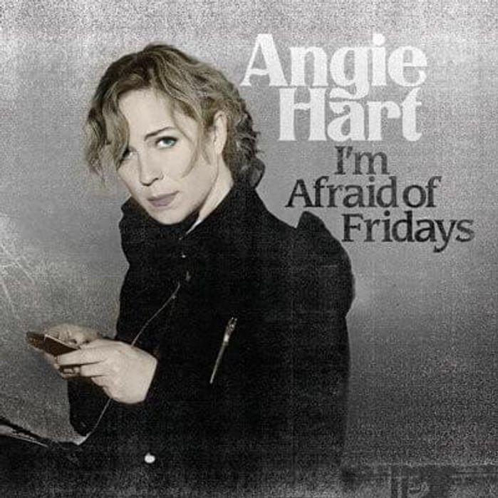 Album cover art for "I’m Afraid Of Fridays" by Angie Hart
