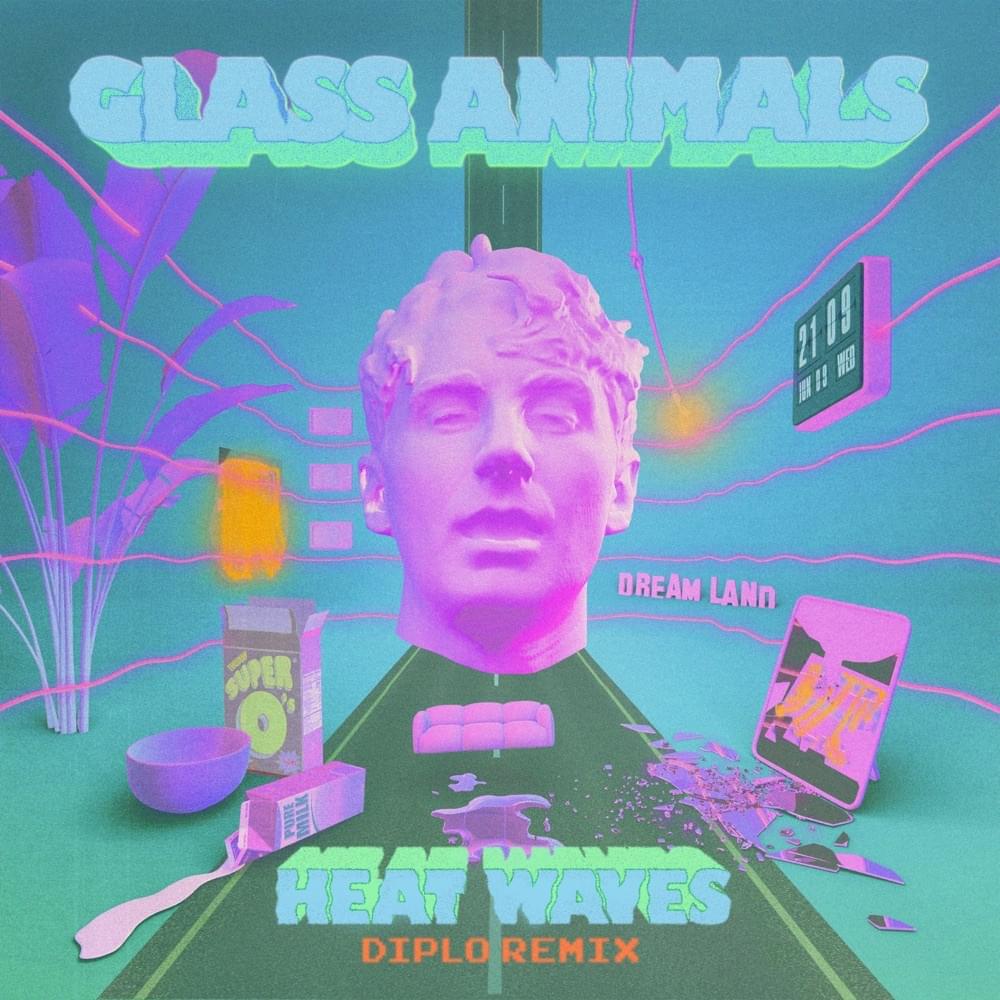 Album cover art for "Heat Waves (Diplo Remix)" by Glass Animals