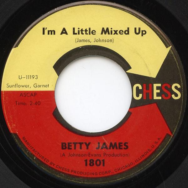 Album cover art for "I’m A Little Mixed Up" by Betty James