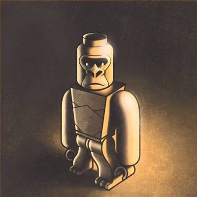 Album cover art for "Lego" by Małpa
