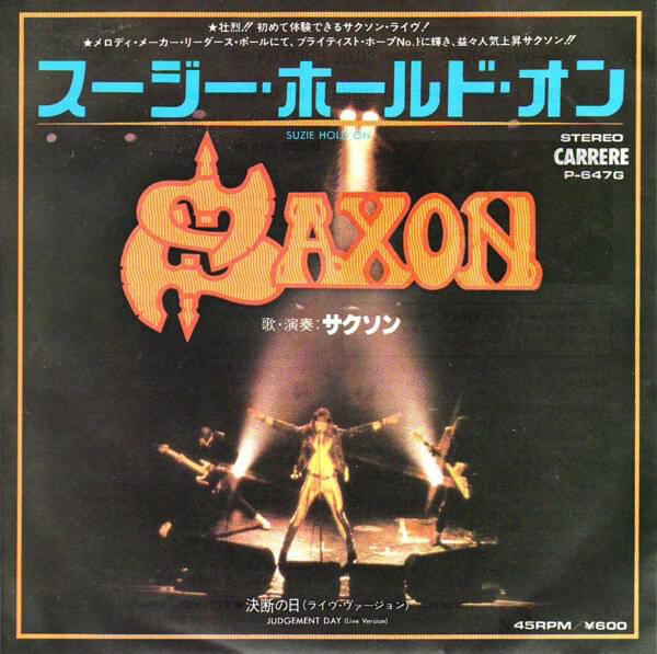 Album cover art for "Judgement Day" by Saxon