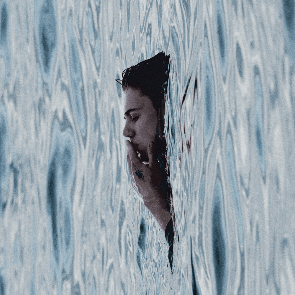 Album cover art for "GETTING OVER YOU*" by The Kid LAROI