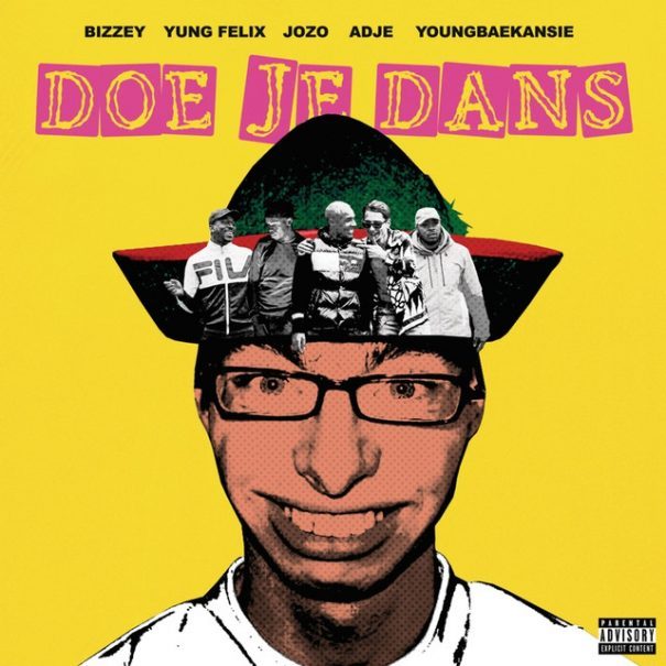 Album cover art for "Doe Je Dans" by Bizzey & ​kans & Jozo & Adje