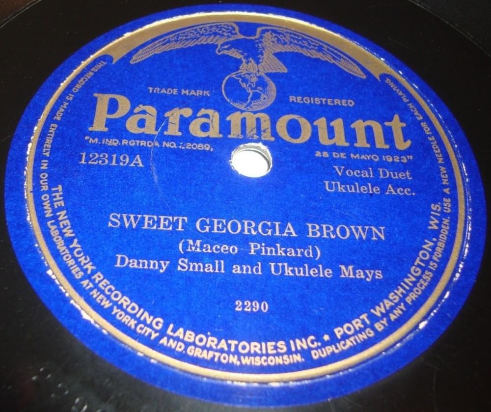 Sweet Georgia Brown by Danny Small and Ukulele Mays