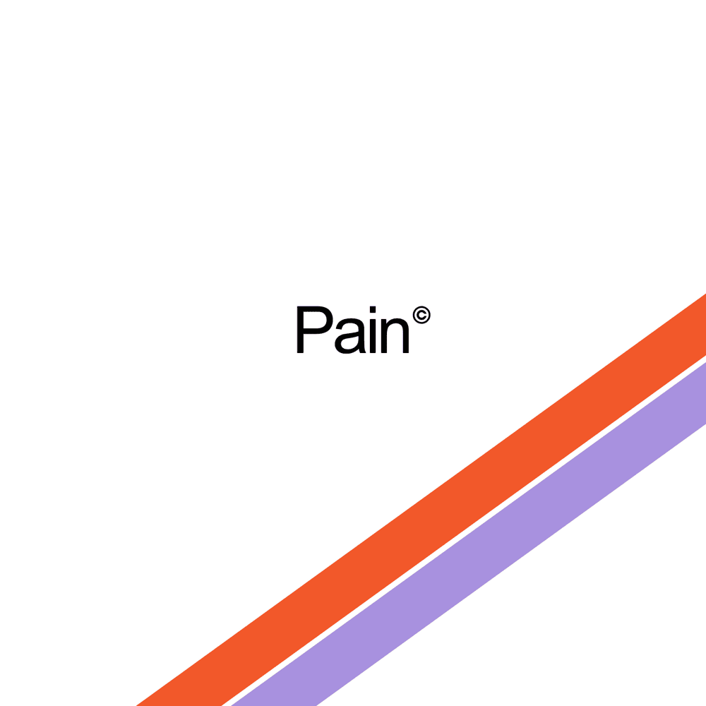 Album cover art for "PAIN" by KALIM
