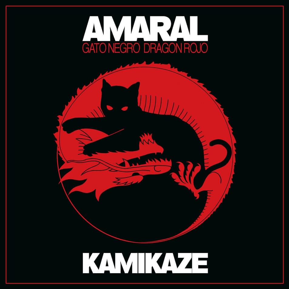 Album cover art for "Kamikaze" by Amaral