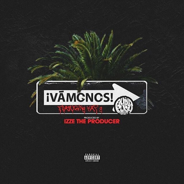 Album cover art for "Vámonos" by Audio Push & Kap G
