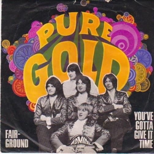 Album cover art for "Fairground" by Pure Gold (UK)