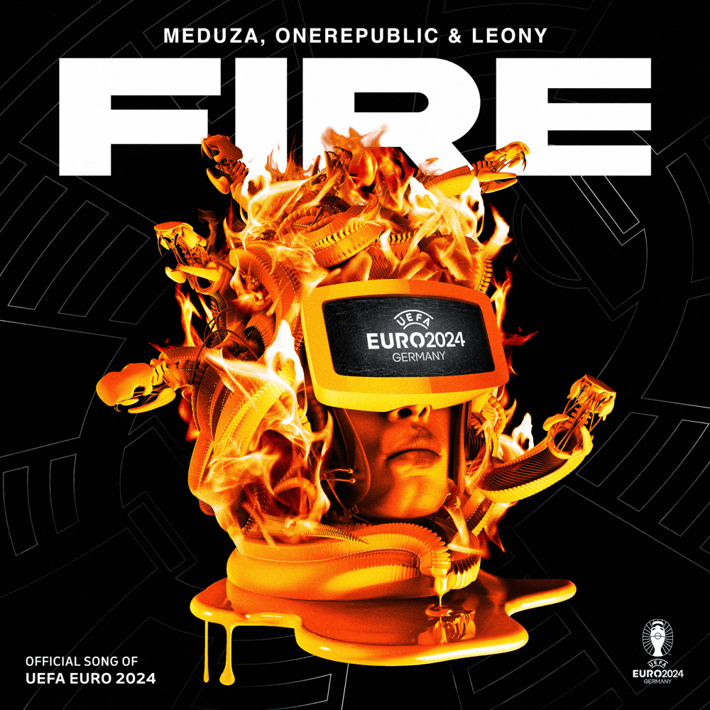Album cover art for "Fire (Official UEFA EURO 2024 Song)" by Bravo Hits
