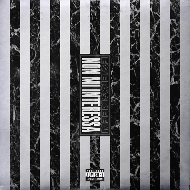 Album cover art for "Non mi interessa" by Egreen