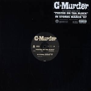 Album cover art for "Posted On Tha Block" by C-Murder