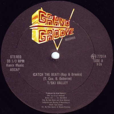 Album cover art for "Catch The Beat!" by T-Ski Valley