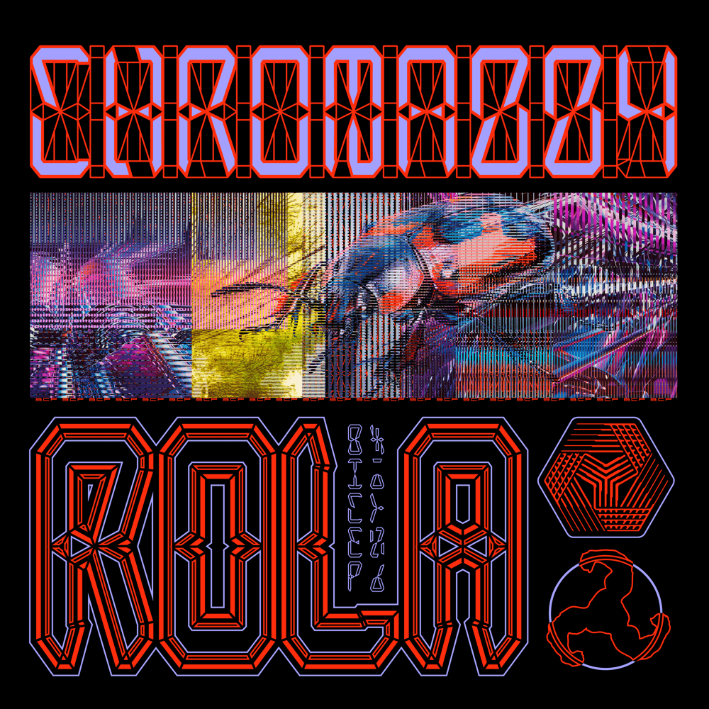 Album cover art for "CHROMA 004 ROLA" by B.D.B (Dance)