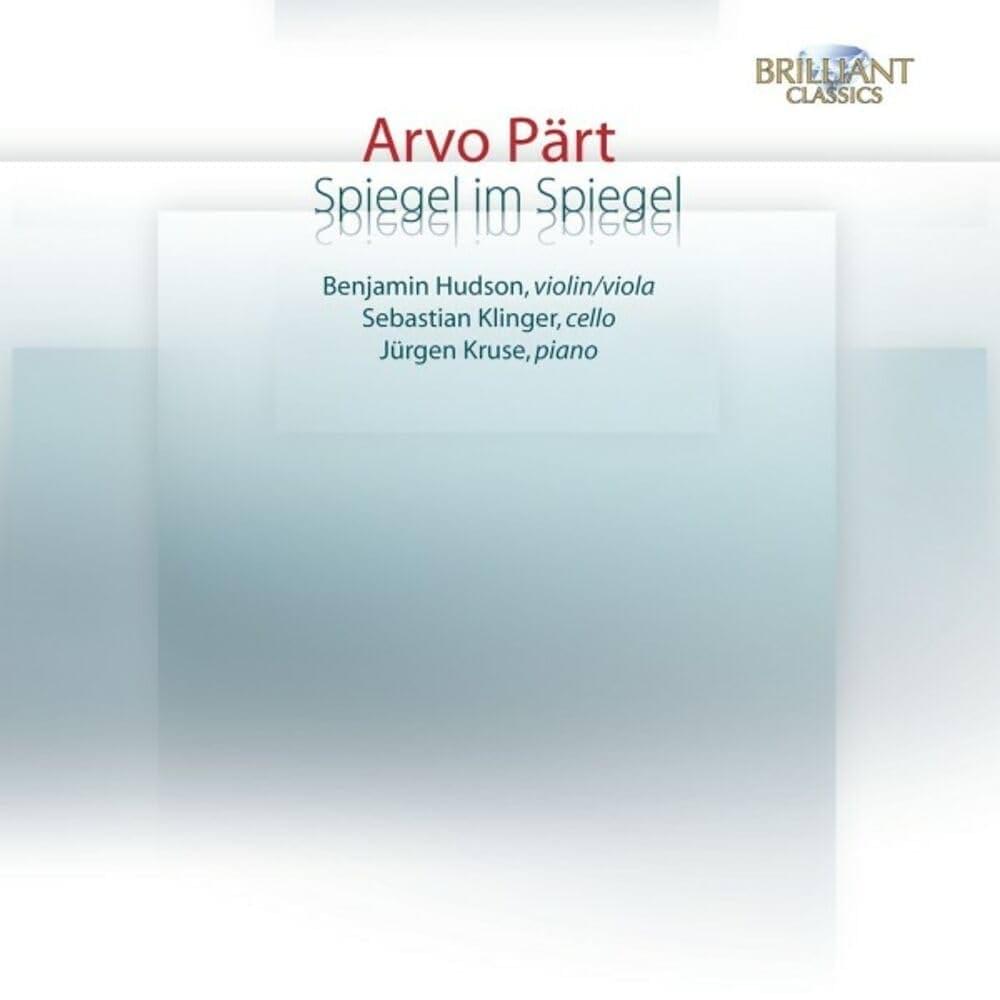 Album cover art for "Spiegel im Spiegel (for cello & piano)" by Sebastian Klinger & Jürgen Kruse