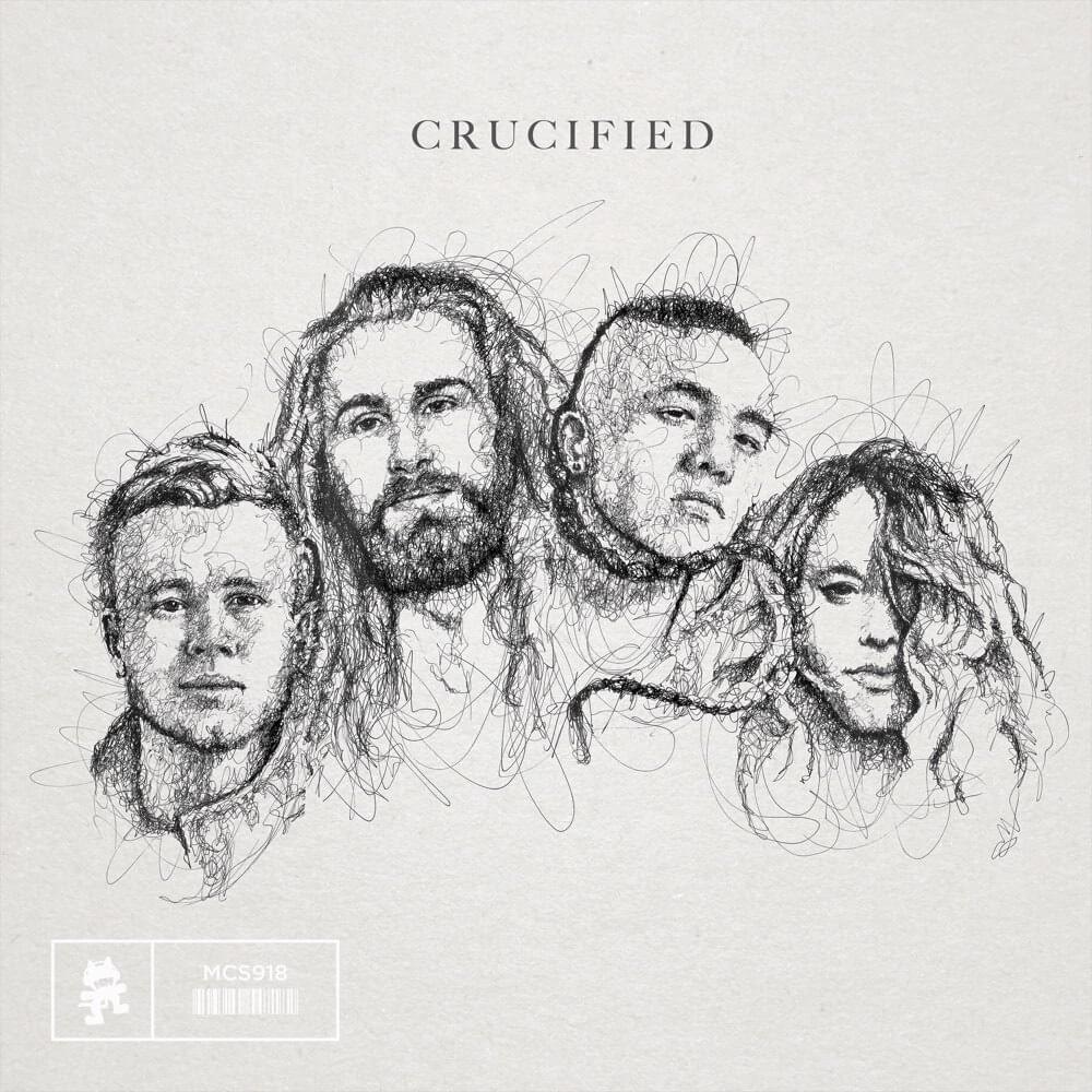 Album cover art for "Crucified" by SLUMBERJACK & MOONZz