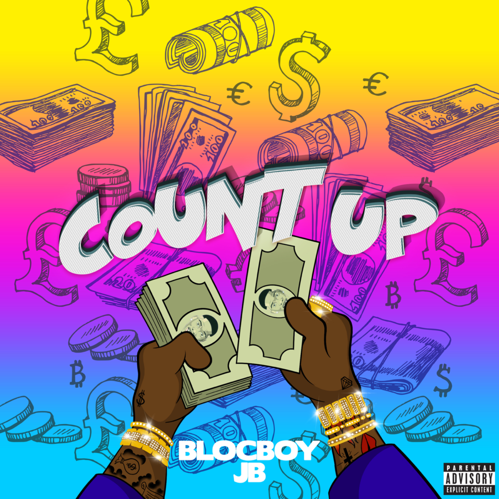 Album cover art for "Count Up" by BlocBoy JB