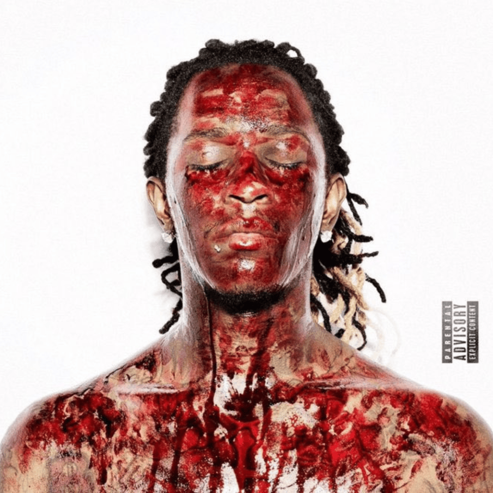 Album cover art for "Miss My Dogs" by Young Thug