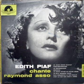 Album cover art for "Browning" by Édith Piaf