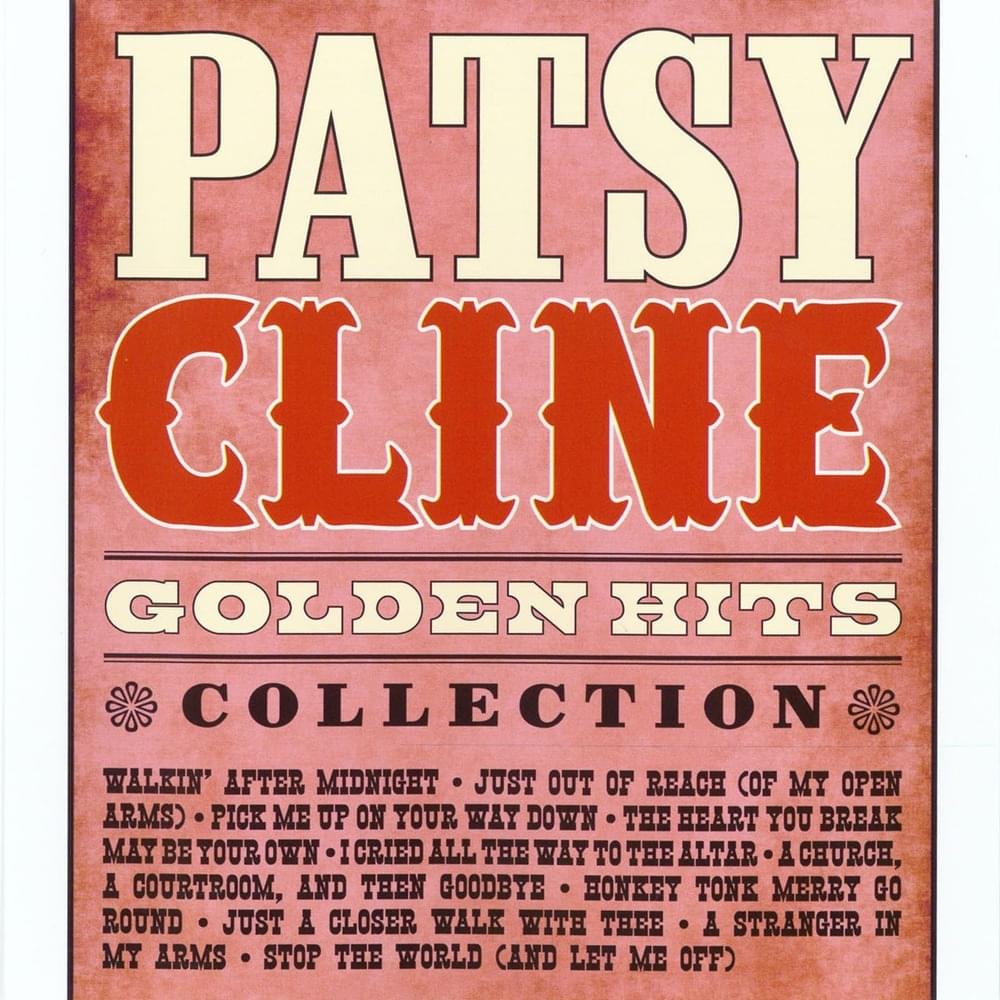Album cover art for "Pick Me Up On Your Way Down" by Patsy Cline