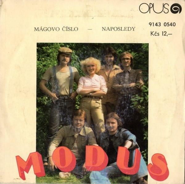 Album cover art for "Mágovo číslo" by Modus (SVK)