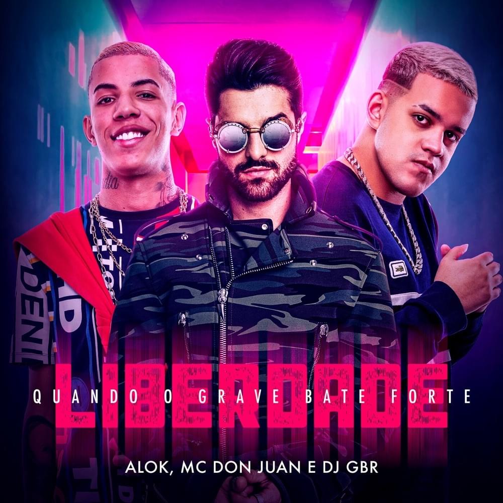 Album cover art for "Liberdade (Quando o Grave Bate Forte)" by Alok