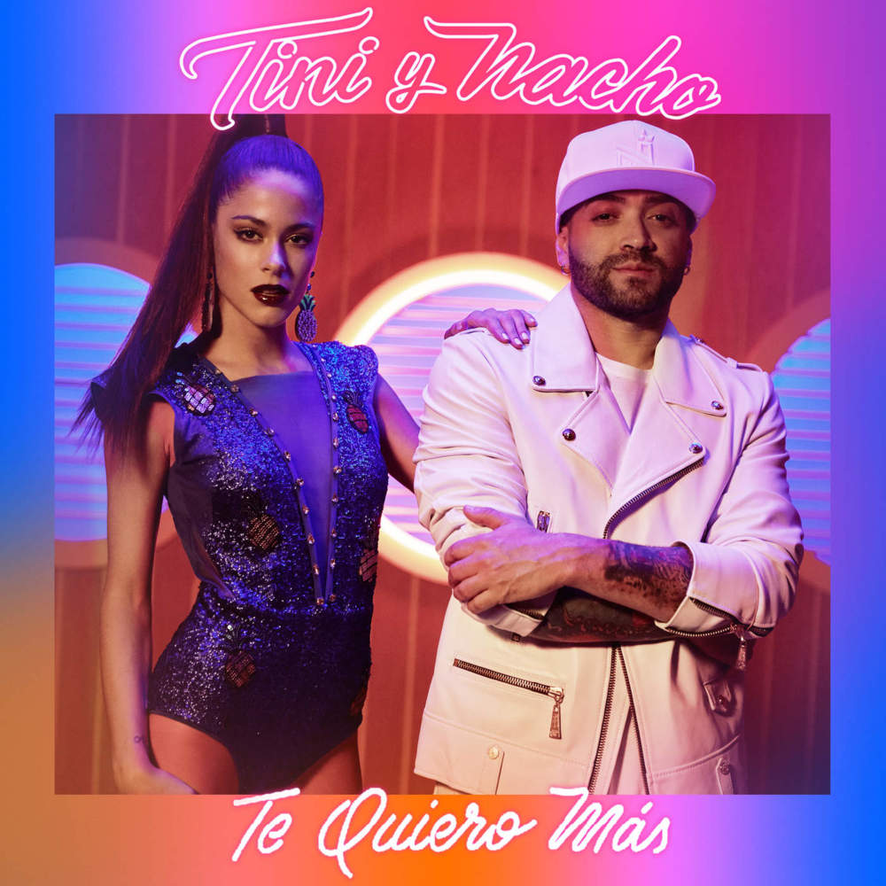 Album cover art for "Te Quiero Más" by TINI