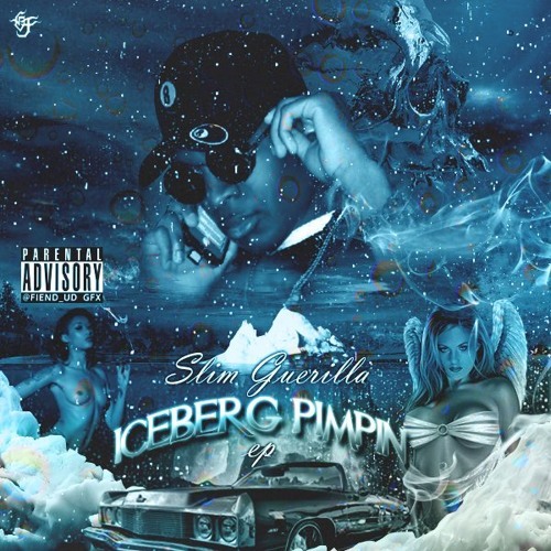 Album cover art for "Frost Bite" by Slim Guerilla & Rozz Dyliams