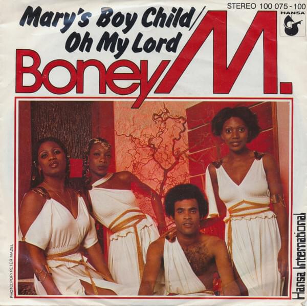 Album cover art for "Mary’s Boy Child / Oh My Lord (1992 Radio Version)" by Boney M.