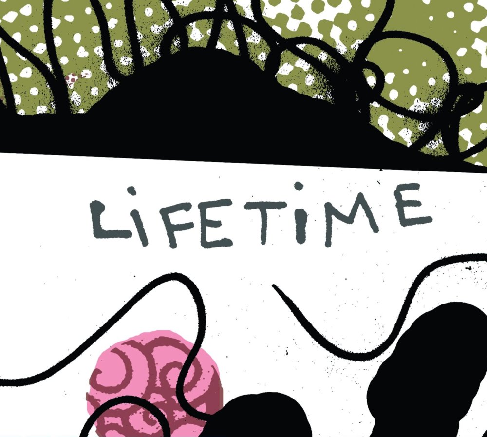 Album cover art for "Haircuts & T-Shirts" by Lifetime
