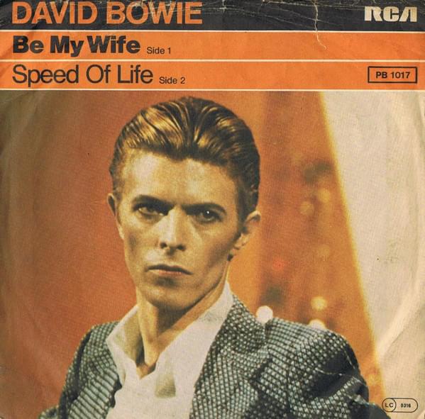 Album cover art for "Be My Wife" by David Bowie