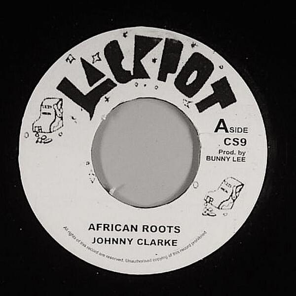 Album cover art for "African Roots" by Johnny Clarke