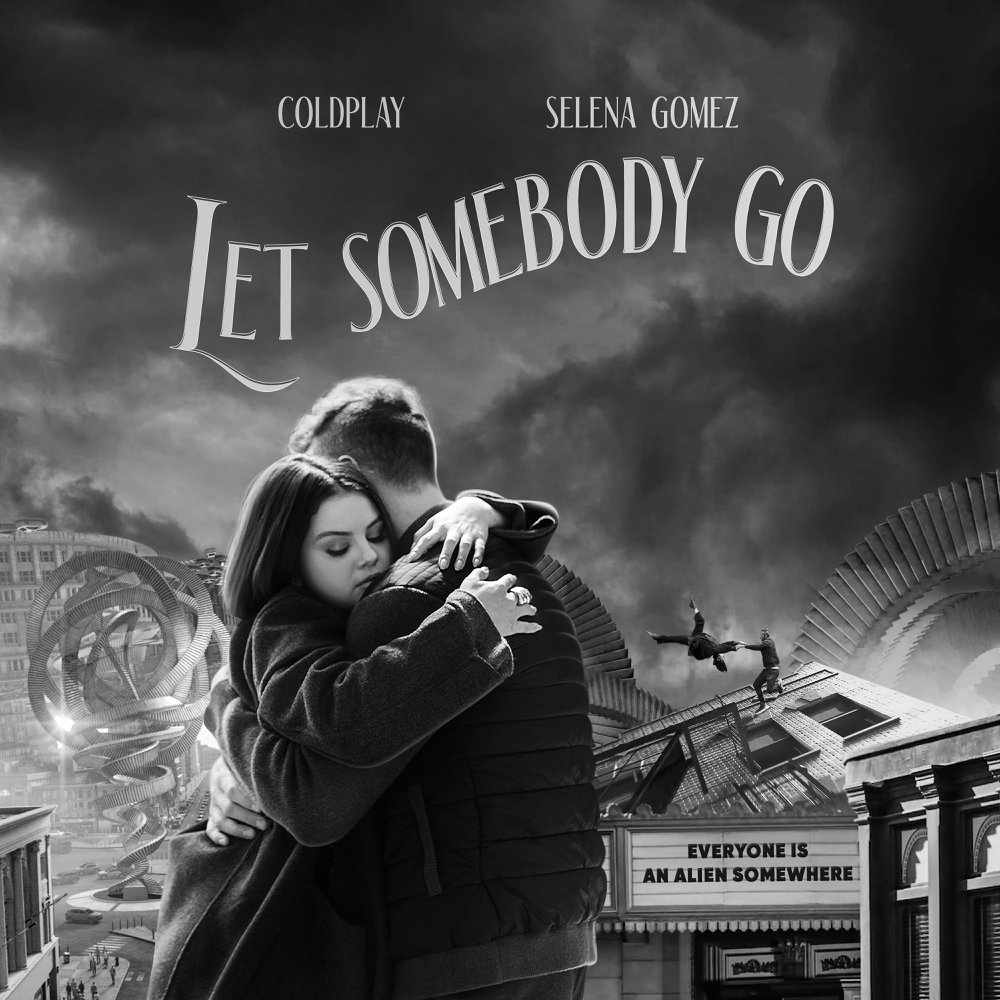 Album cover art for "Let Somebody Go" by Coldplay