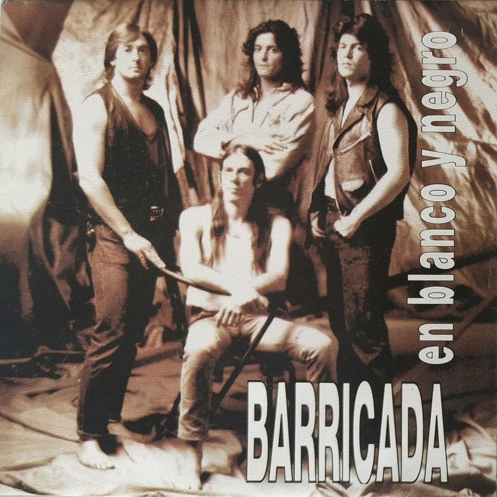 Album cover art for "En Blanco Y Negro" by Barricada