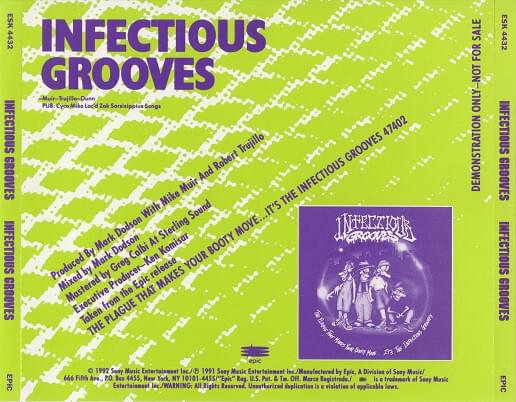 Album cover art for "Infectious Grooves" by Infectious Grooves
