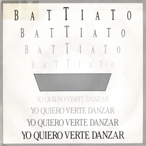 Album cover art for "Yo quiero verte danzar" by Franco Battiato