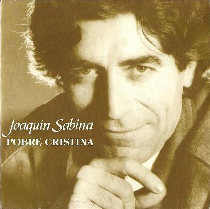 Album cover art for "Pobre Cristina" by Joaquín Sabina